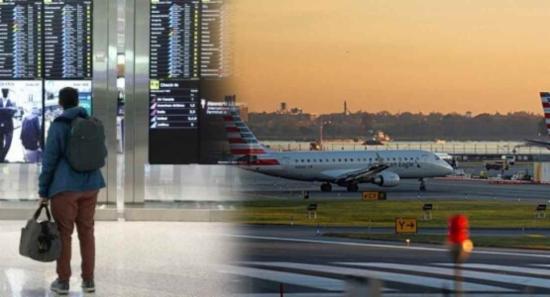 අමෙරිකාවේ ගුවන් ගමන් 1,200 ක් අවලංගු කෙරේ